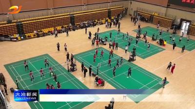 第九届湘鄂赣老年气排球比赛在我市开赛