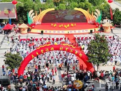 钟祥市2022年农民丰收节暨胡集麻鸭美食节开幕