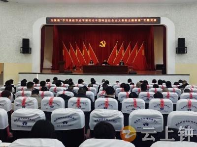 文集镇举办学习贯彻习近平新时代中国特色社会主义思想主题教育专题党课