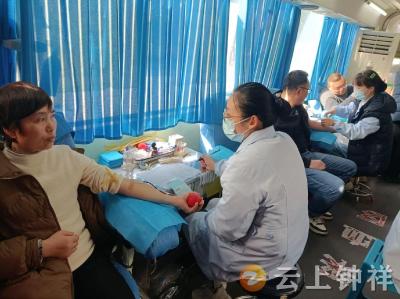 钟祥市温峡口水库管理处开展无偿献血活动