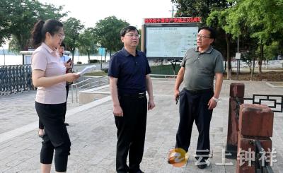 杨孟富调研明显陵文化旅游景区高质量发展工作