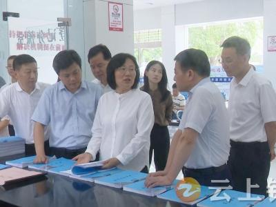 赵少莲调研督导钟祥市信访维稳安保工作