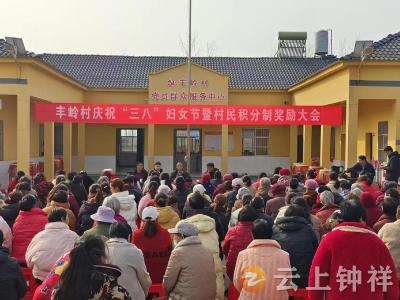 丰乐镇丰岭村：以积分促文明 共庆“三八”妇女节