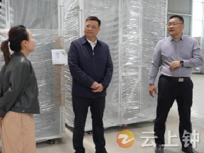 李鹏调研重点项目建设及企业生产经营情况