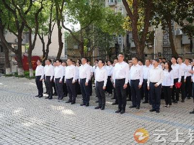 钟祥市委、市政府两办开展4月份“支部主题党日”活动