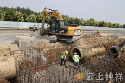 钟祥市城南片区雨水管网新建工程有序推进