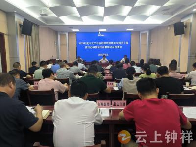 钟祥市召开习近平法治思想贯彻落实和领导干部依法办事情况法治督察动员部署会