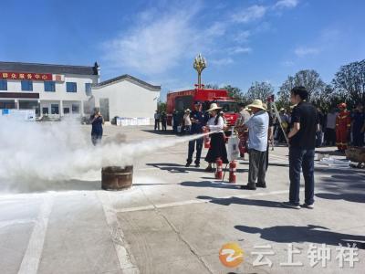 洋梓镇开展安全生产消防应急演练，筑牢基层安全防线