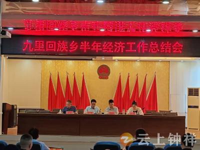 九里回族乡：晒经济“成绩单” 谋下半年冲刺路