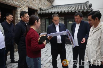 张勇调研荆门·钟祥第四届长寿文化旅游节筹备 老城微更新等工作 