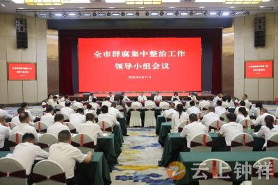 全市群腐集中整治工作领导小组会议召开