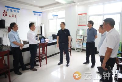 张勇在洋梓调研村级集体经济消薄攻坚 “三资”清理 群腐集中整治等工作