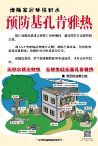 清除家居环境积水，预防基孔肯雅热