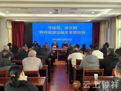 守规则 讲文明——钟祥市开展巡游出租车专项培训 护航文明创建