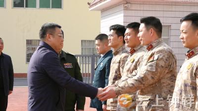 市政府主要领导走访慰问驻钟部队 重点优抚对象及一线工作人员
