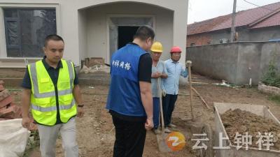 冷水社区开展自建房施工安全专项宣传行动