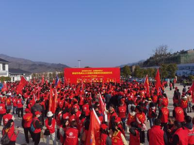 “雷锋精神永传承志愿服务我先行”麻城市龟峰山5A创建志愿服务活动启动