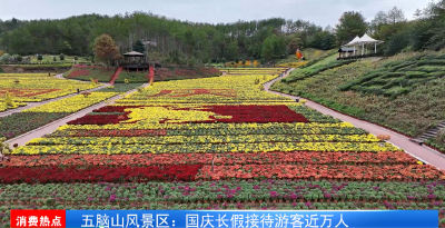 五脑山风景区：国庆长假接待游客近万人