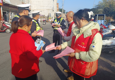 木子店镇：冬季行车路畅人安 志愿宣传温暖人心