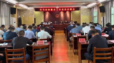 乘马岗镇召开当前重点工作推进会