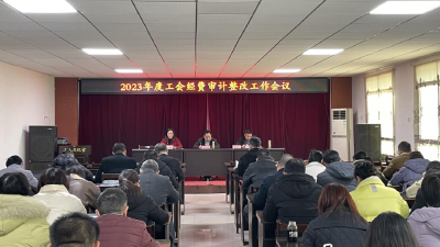 市总工会召开2023年度工会经费审计整改工作会