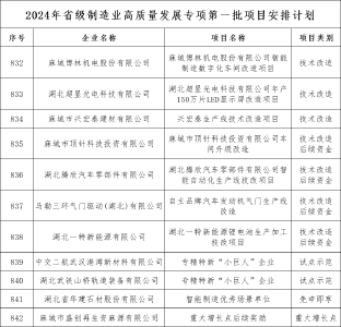 麻城11家企业上榜省级制造业高质量发展专项奖补名单