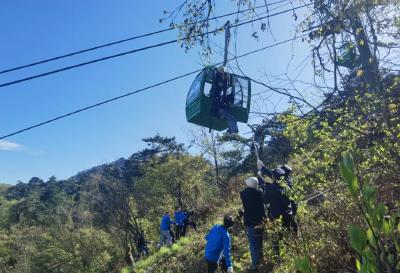 麻城举行应急演练应对旅游旺季