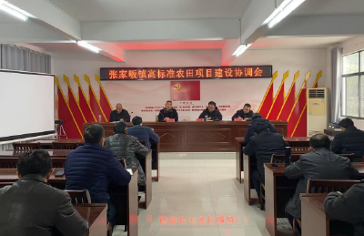 张家畈镇召开高标准农田项目建设协调会 夯实农业发展根基
