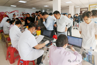 宋埠镇组织开展2025年度无偿献血活动