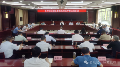 全力破解要素制约瓶颈，以高质量项目建设为“建功支点、建成中心”赋能添彩