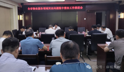 麻城市加快推进物业服务领域突出问题集中整治