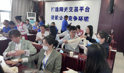 市公共资源交易中心开展应急救护培训 提升干部应急服务能力