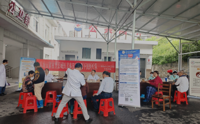 市中医医院联合张家畈镇卫生院开展惠民义诊活动