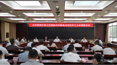 大抓招商、大干项目，全力夺取“双过半”