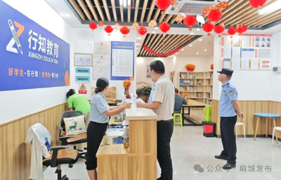 宋埠镇多部门联合开展校外培训机构专项整治行动