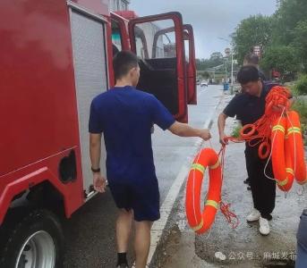 乘马岗镇织密防溺水安全网