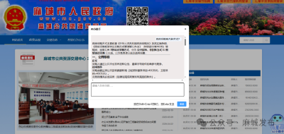 麻城上线公共资源交易AI小助手