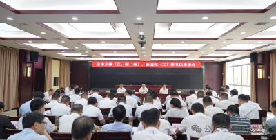 汪国兵主持召开乡镇（区、园、场）、街道党（工）委书记座谈会