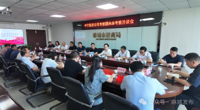 中宁投资公司来麻城考察洽谈