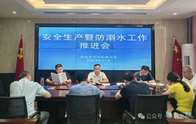 市水利和湖泊局扎实推进安全生产与防溺水工作