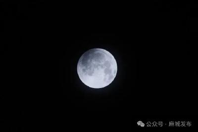 @麻城人，你睡着了没看到的“月全食”是这样的