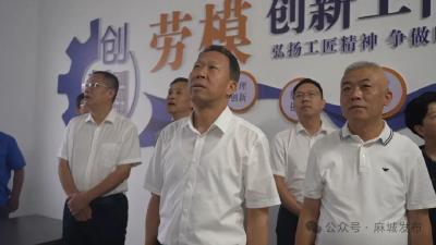 刘雪荣来麻城调研