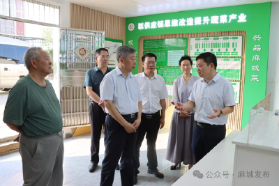 省三农问题研究会会长肖旭明来麻城调研