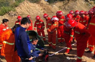 龟峰山风景区管理处开展秋季防灭火演练