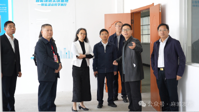 董红梅到麻城职教集团调研智能建造实训基地建设情况