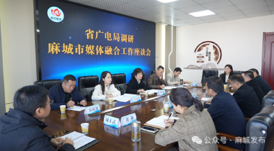 麻城媒体融合发展成效得到省广播电视局调研组首肯