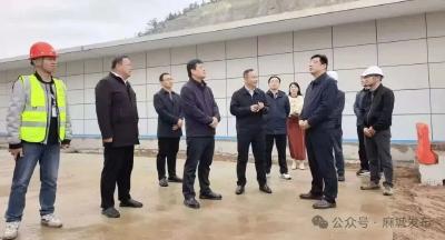 黄冈市水利和湖泊局调研麻城城乡供水一体化项目建设