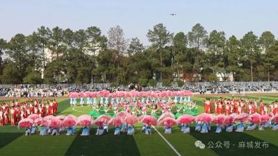 麻城千名中小学生勇毅拼搏传薪火 敢为人先竞风流