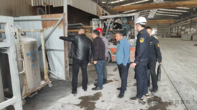 市应急管理局检查指导石材产业园区安全生产工作