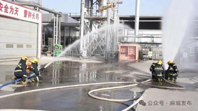 麻城举行2025年消防宣传月专项应急演练